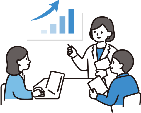 ヒアリング・調査のイラスト